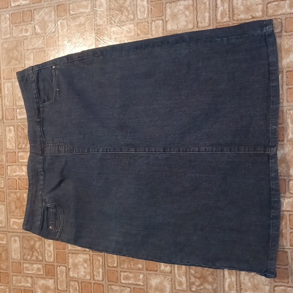 Jean skirt women's size 12 N Touch blue Jean skirt - Picture 1 of 5